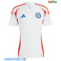 Camisa de time de futebol Chile Replicas 2º Equipamento Copa America 2024 Manga Curta